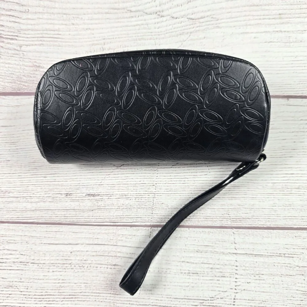 Oakley Vintage Y2K Sunglasses Zip Monogram Case With Wrist Strap